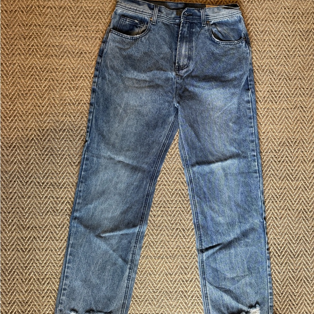 Wishlist Blue Straight Jeans Classic Denim Size Large